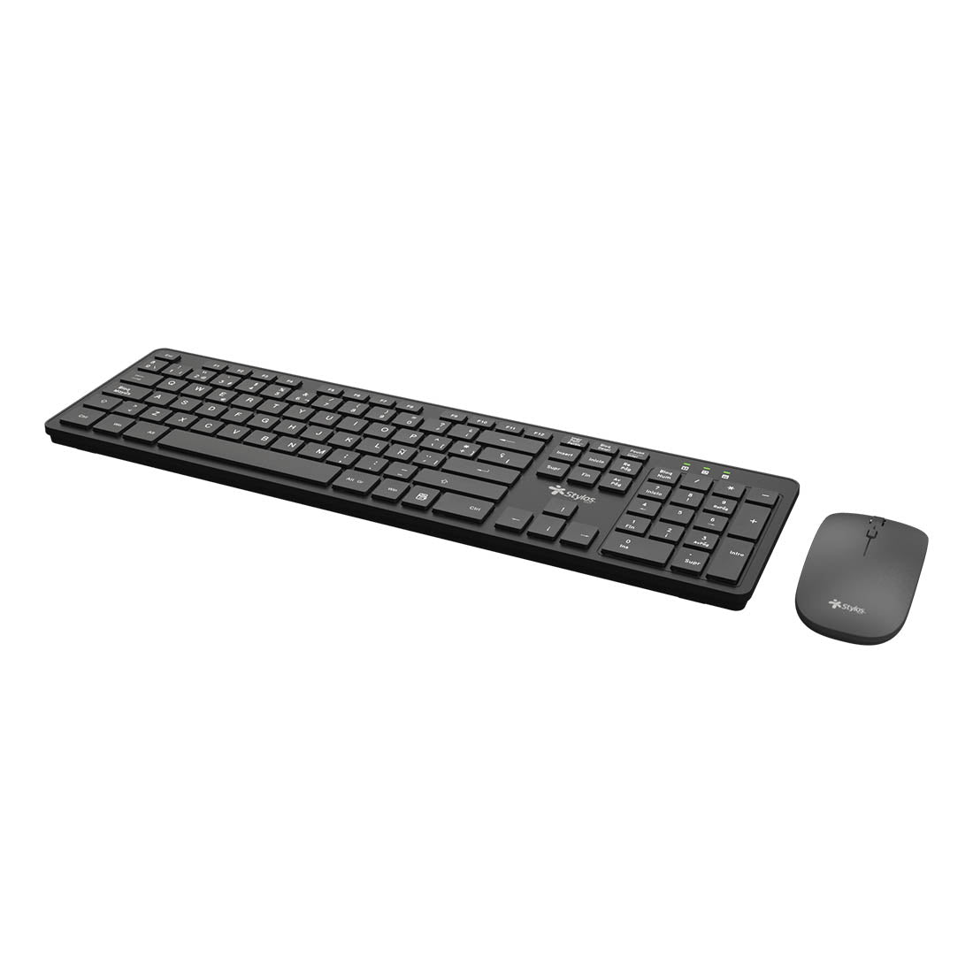 Combo Inalámbrico 2 en 1 Teclado + Mouse Negro