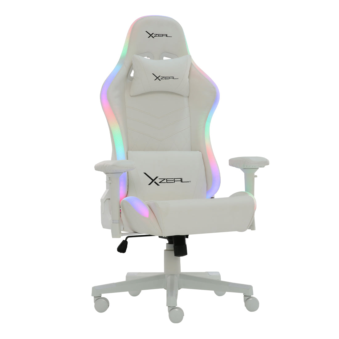 Silla Gamer XZ15 RGB Color Blanco