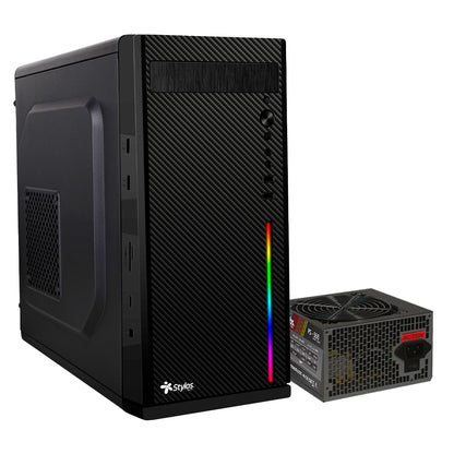 Gabinete Oficina SECAI M-ATX Color Negro