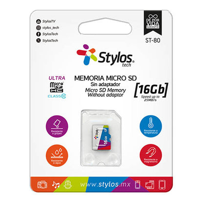 MicroSD 16GB Sin Adaptador