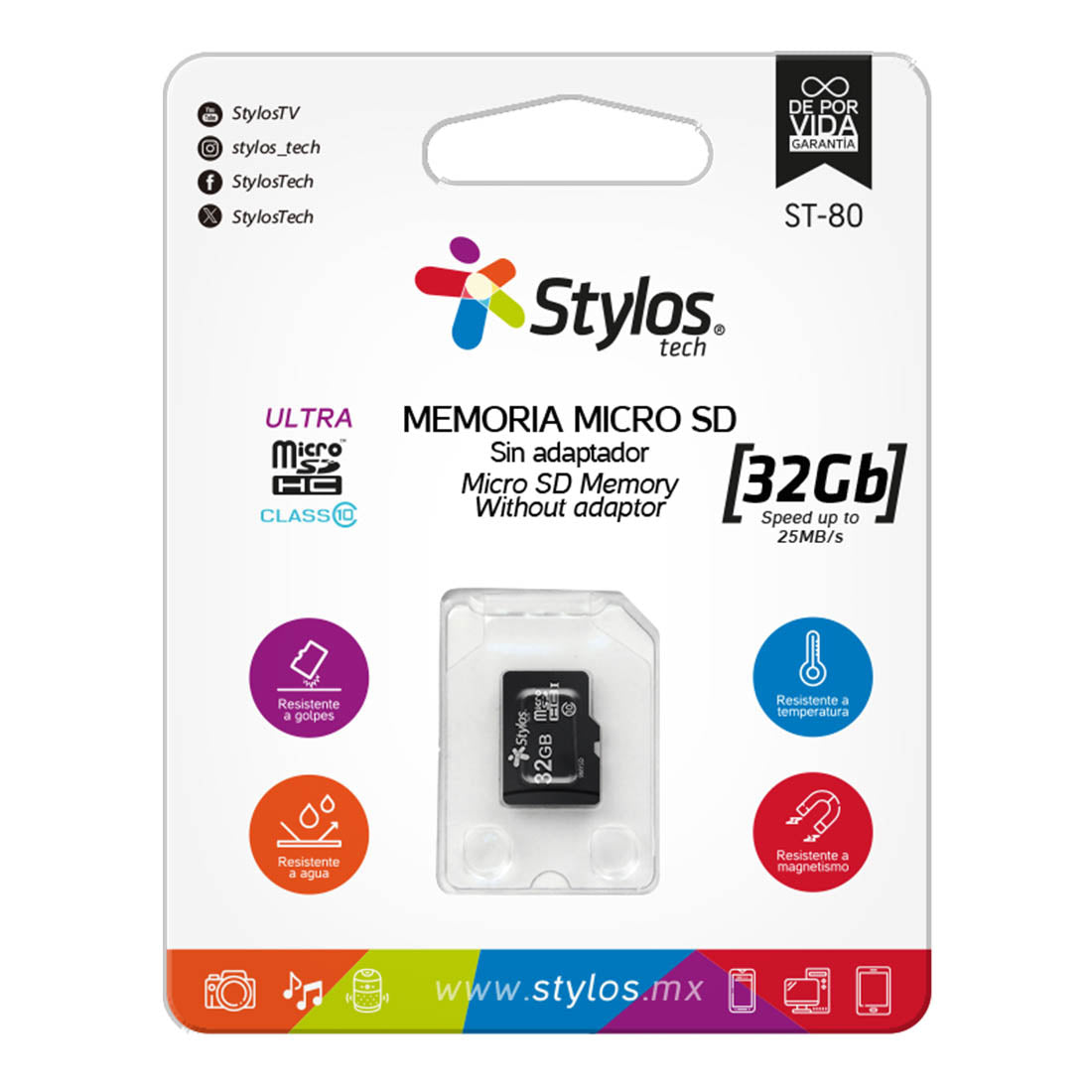MicroSD 32GB Sin Adaptador SD
