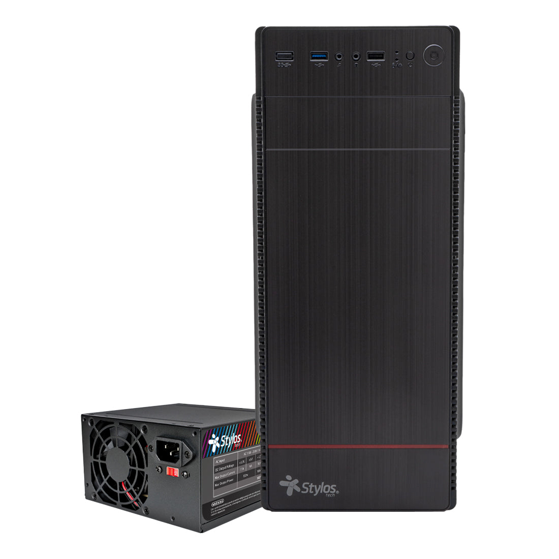 Gabinete Oficina CGAB2 ATX Color Negro
