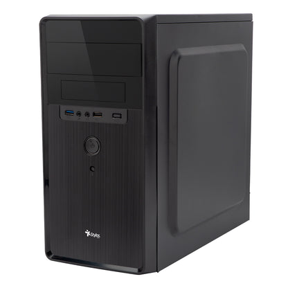 Gabinete Oficina CGAB5 M-ATX Color Negro