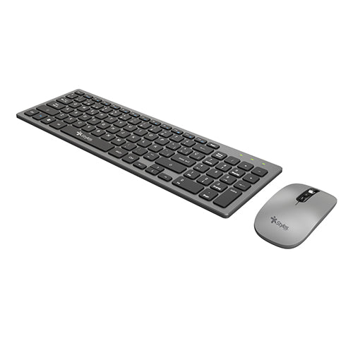 Combo Inalámbrico Recargable 2 en 1 Teclado + Mouse Gris
