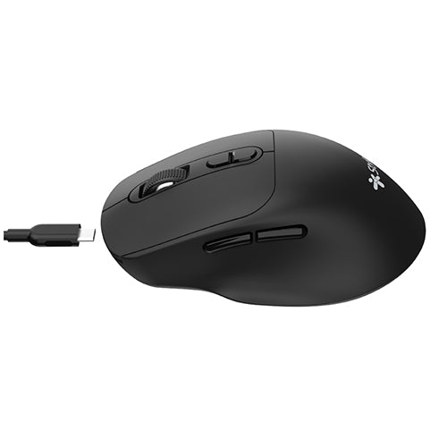 Mouse Inalámbrico Recargable Negro