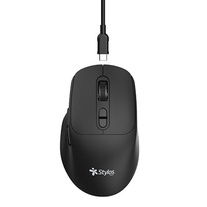 Mouse Inalámbrico Recargable Negro