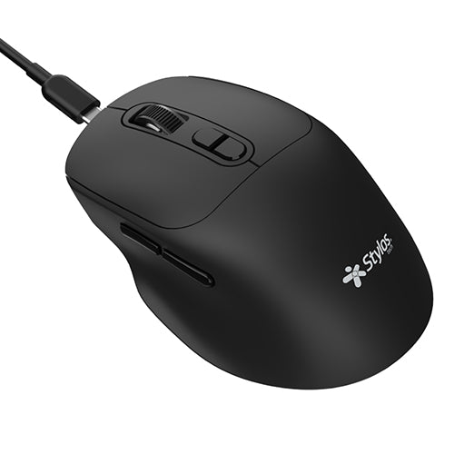 Mouse Inalámbrico Recargable Negro