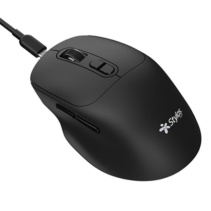 Mouse Inalámbrico Recargable Negro