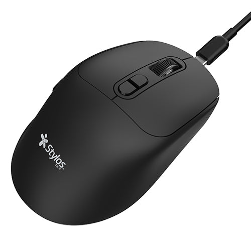 Mouse Inalámbrico Recargable Negro