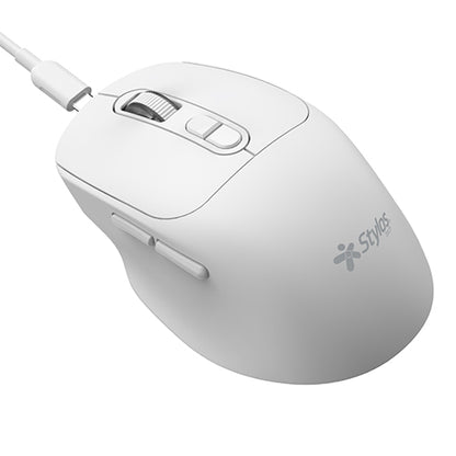 Mouse Inalámbrico Recargable Blanco