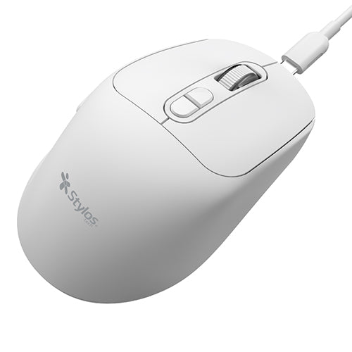 Mouse Inalámbrico Recargable Blanco