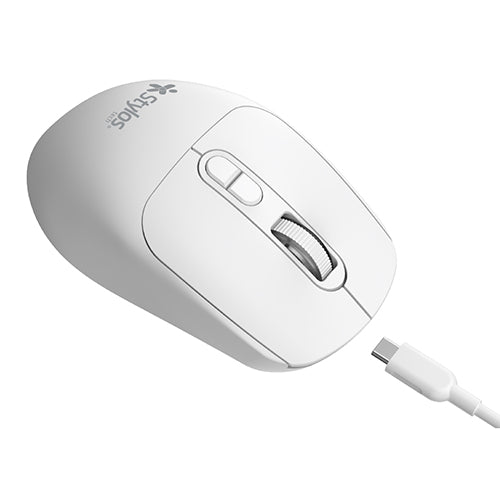 Mouse Inalámbrico Recargable Blanco