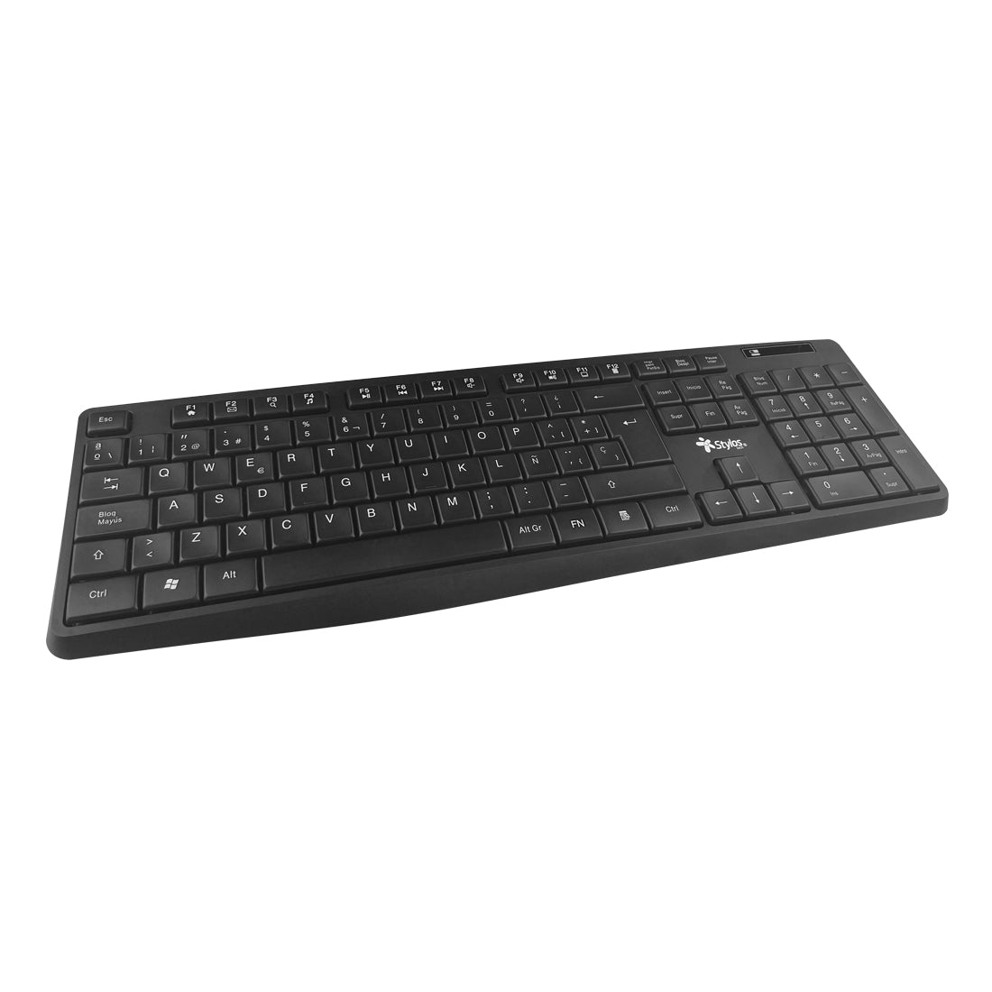 Teclado Inalámbrico Negro