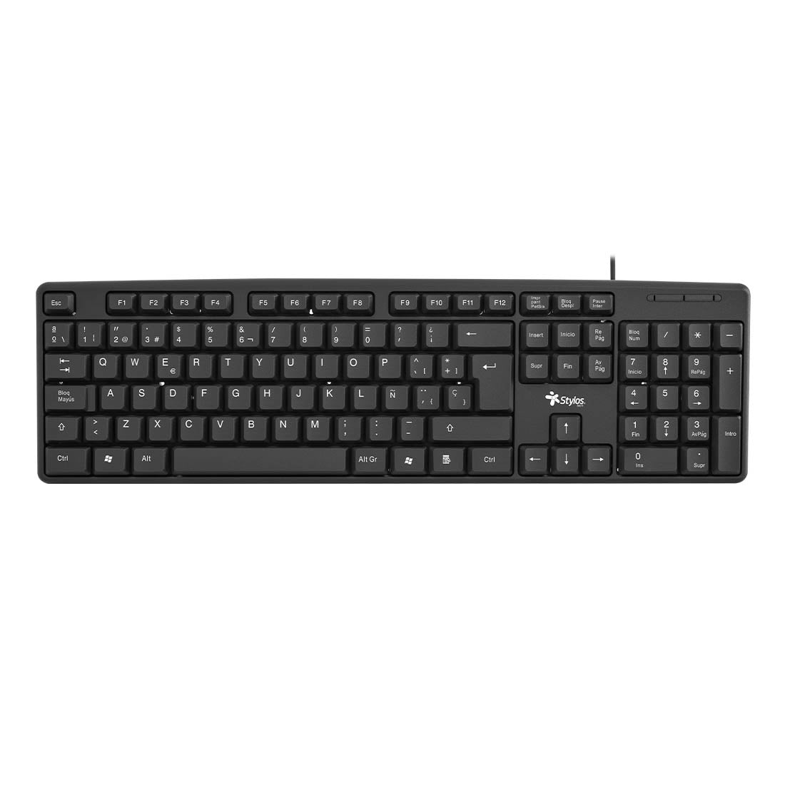 Teclado Alámbrico Negro