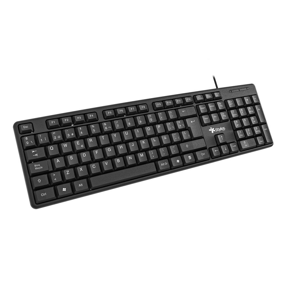 Teclado Alámbrico Negro