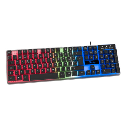 Teclado Alámbrico Retroiluminado Transparente