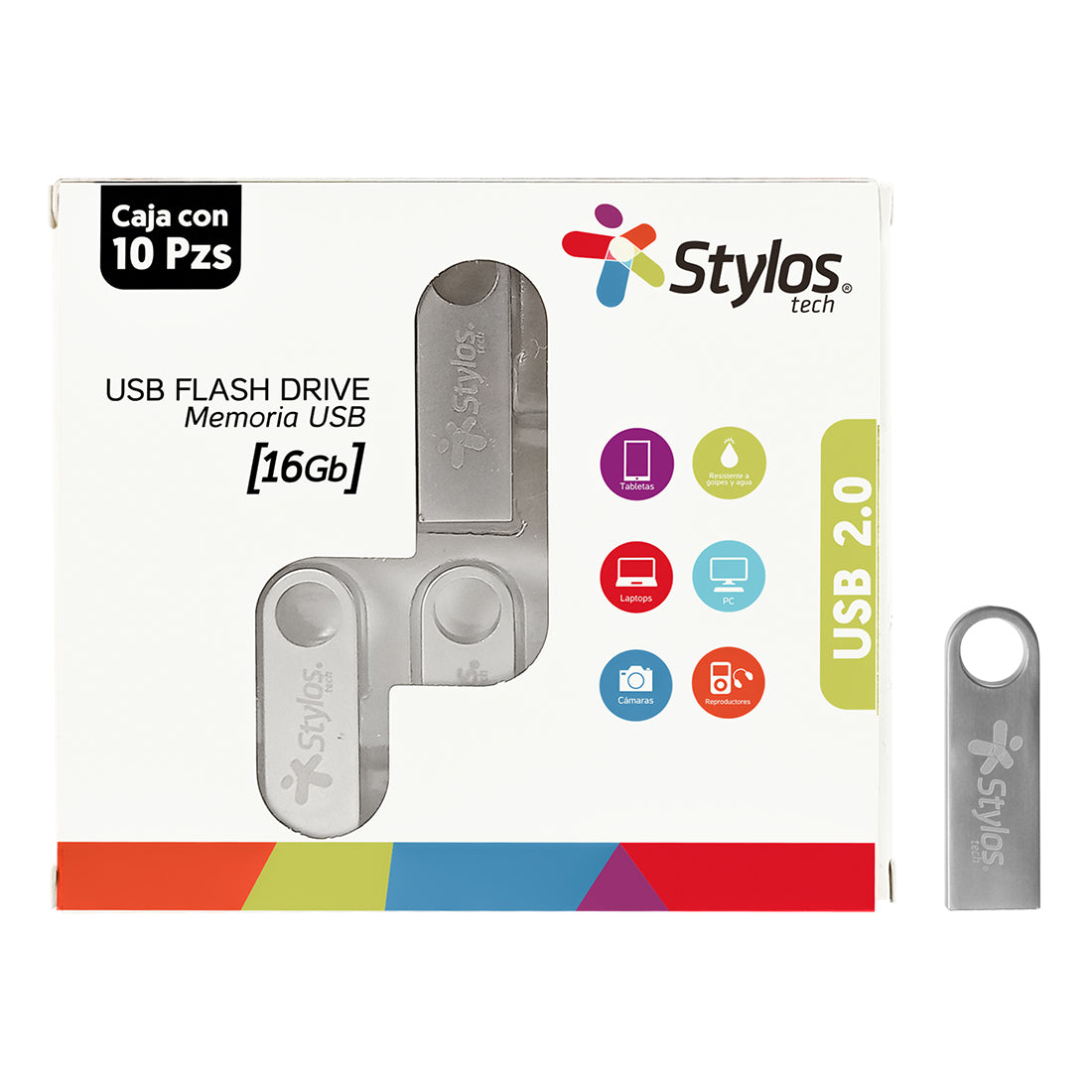 Kit 10 Piezas Memoria USB 16GB