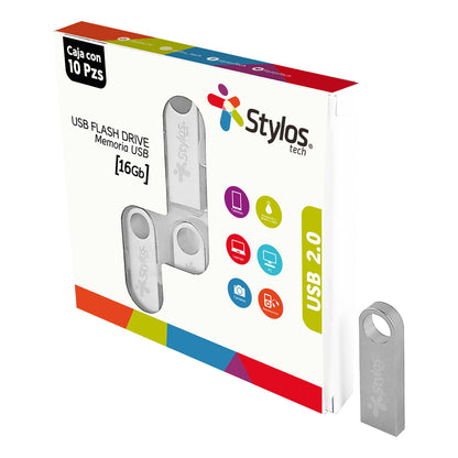 Kit 10 Piezas Memoria USB 16GB