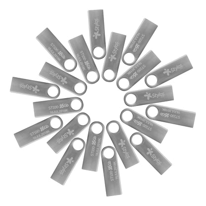 Kit 20 Piezas Memoria USB 16GB