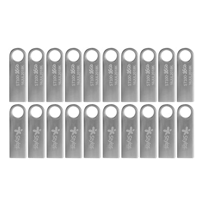 Kit 20 Piezas Memoria USB 16GB