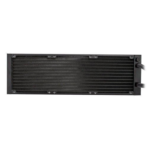 Enfriamiento Liquido 360mm Redondo XZ-411 para CPU 3Fanx120mm ARGB 3 pines + PWM 4 pines + Seguro para INTEL/AMD Negro