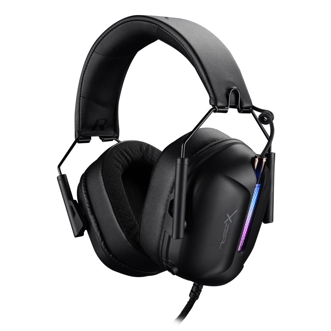 Diadema Alámbrica Negra con RGB
