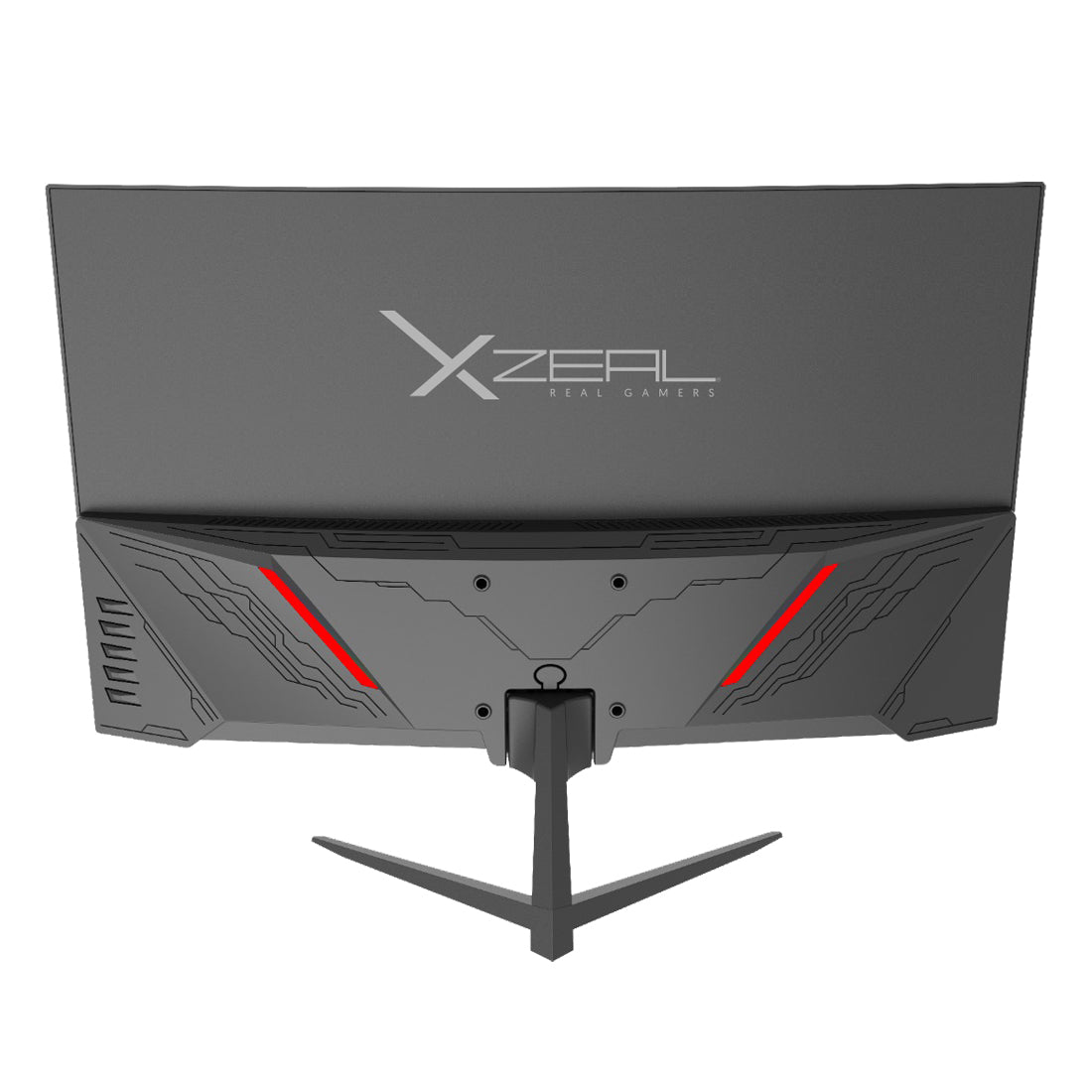 Monitor Xzeal 23.8" Xzeal XZ3015-1 Panel Curvo VA FHD 165Hz 1ms 1xDP + 1xHDMI + 1xUSB 1.0+ 1x3.5mm + Vesa 100x100mm Negro