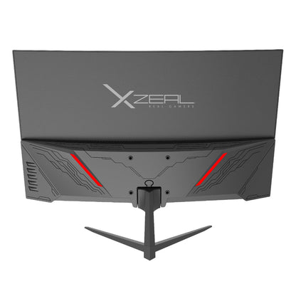 Monitor Xzeal 23.8" Xzeal XZ3015-1 Panel Curvo VA FHD 165Hz 1ms 1xDP + 1xHDMI + 1xUSB 1.0+ 1x3.5mm + Vesa 100x100mm Negro