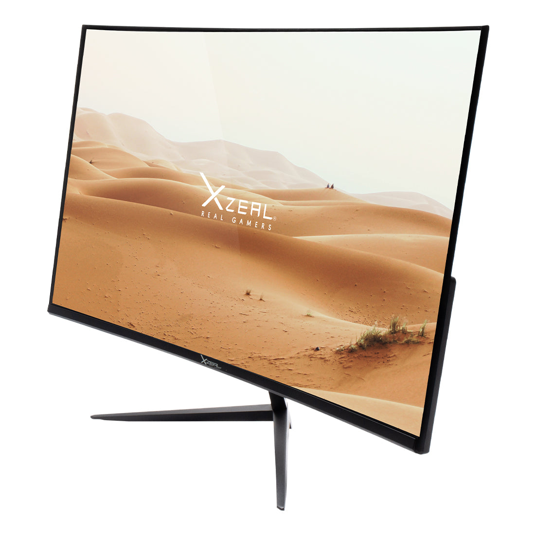 Monitor Xzeal 23.8" Xzeal XZ3015-1 Panel Curvo VA FHD 165Hz 1ms 1xDP + 1xHDMI + 1xUSB 1.0+ 1x3.5mm + Vesa 100x100mm Negro